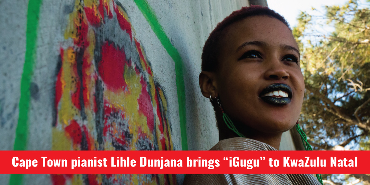 Cape Town pianist Lihle Dunjana banner